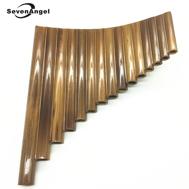 Musical Instrument Xiao - Handmade Bamboo Panflute, Mão Direita ou