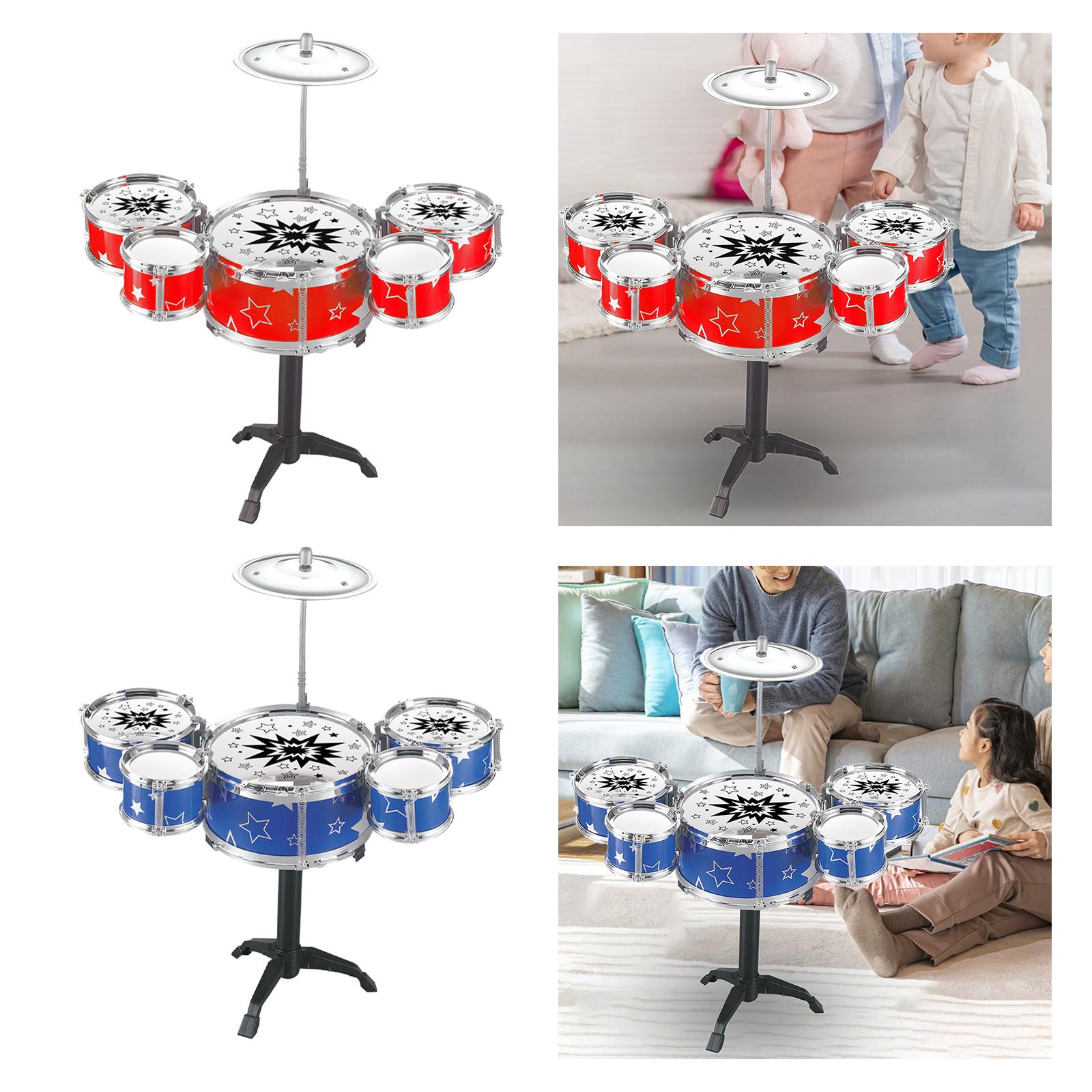 Musical Instrument Africa - Criança jazz tambor conjunto mini iluminação