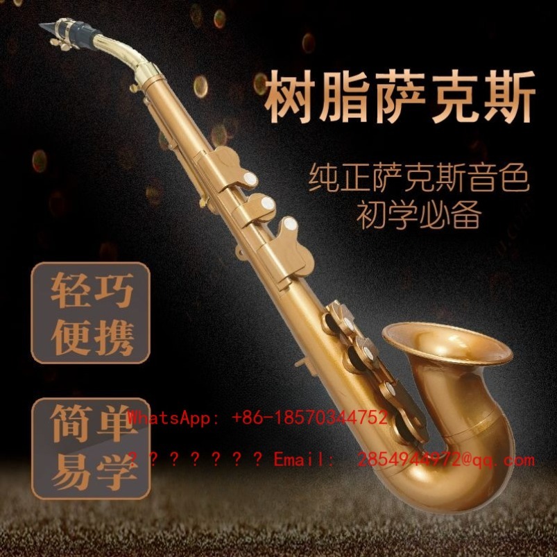 Musical Instrument Easy To Learn For Adults - Saxofone de Resina Instrumento Musical Si