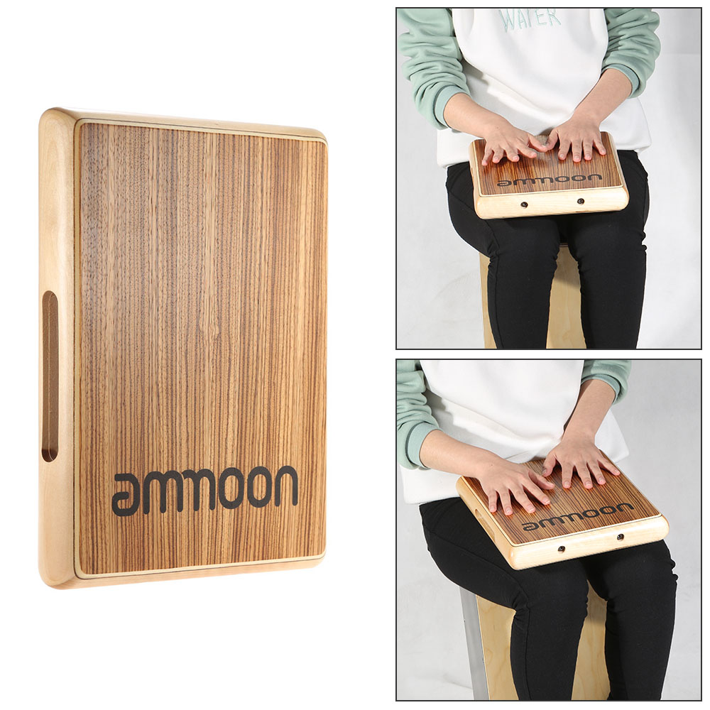 Cajon Musical Instrument - Instrumento de percussão de tambor de