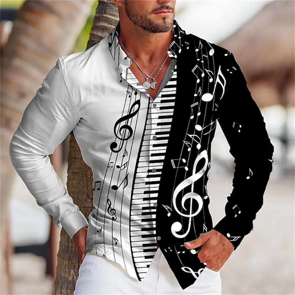 Musical Instrument Japan - 2025 camisa de mangas compridas masculina