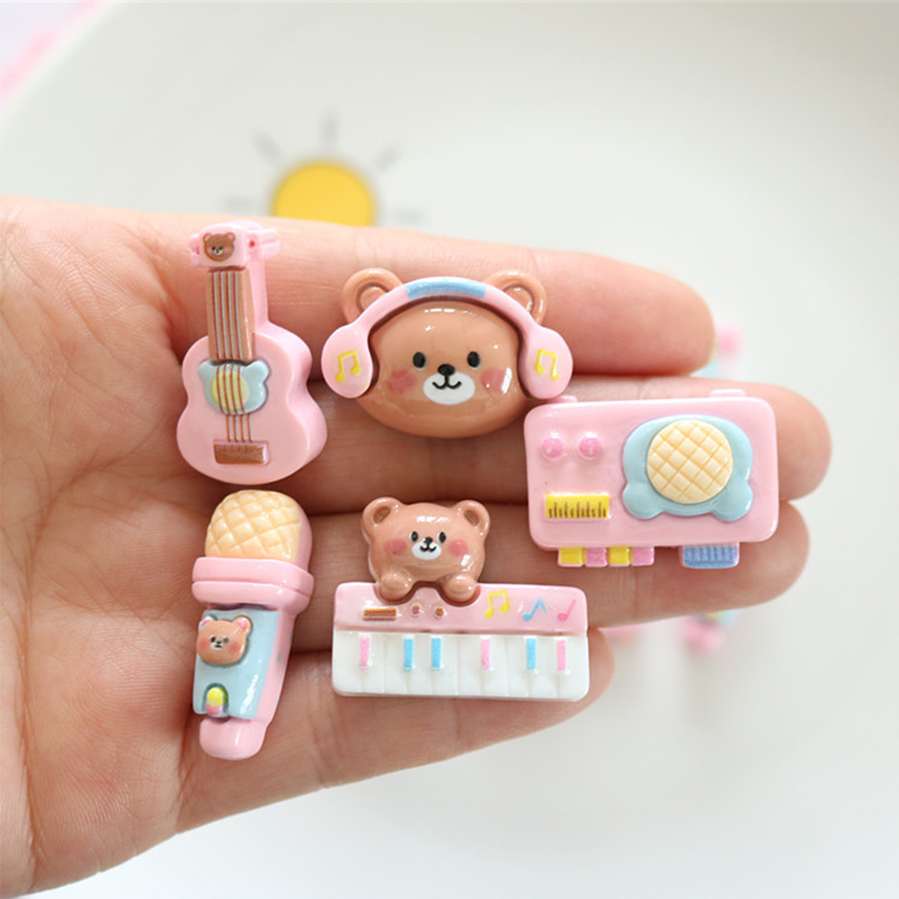 Musical Instruments Cartoon - 10 pçs brilhante urso instrumento musical