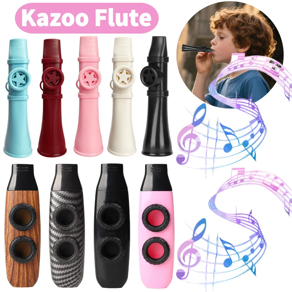 Musical Instrument Easy To Learn For Adults - Flauta Kazoo portátil, fácil de aprender,
