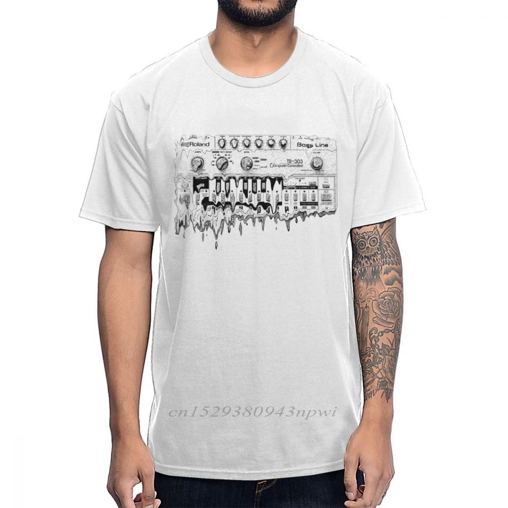 Musical Instrument Synthesizer - Sintetizador Roland T-shirt para homens, analógico