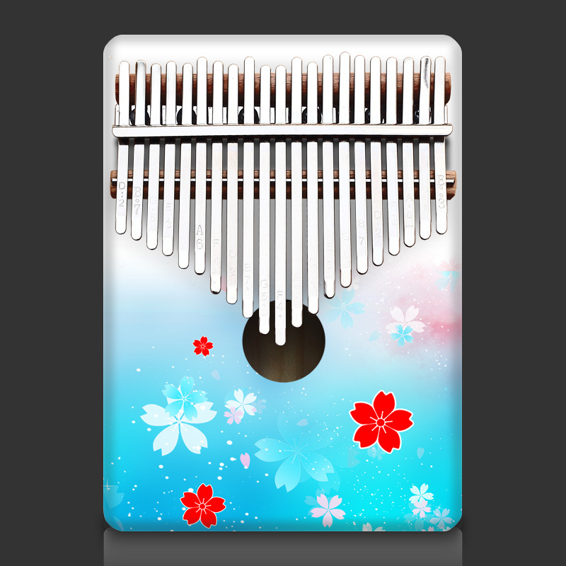 Colorido 21 chave kalimba cria - Musical Instruments Cartoon avaliação e preço