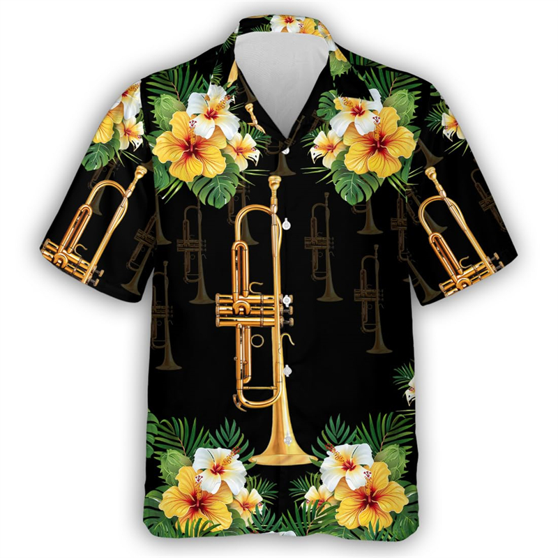 Camisa gráfica de trompete gui - Musical Instrument Japan avaliação e preço