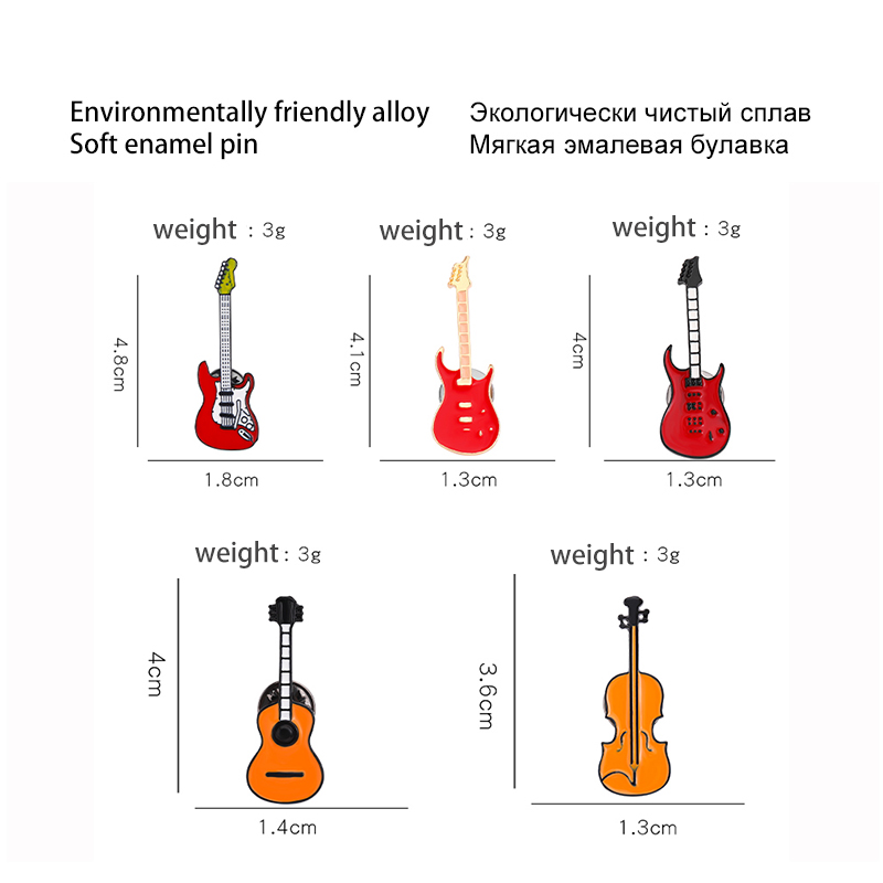 Broches personalizados para ba - Musical Instruments Cartoon avaliação e preço
