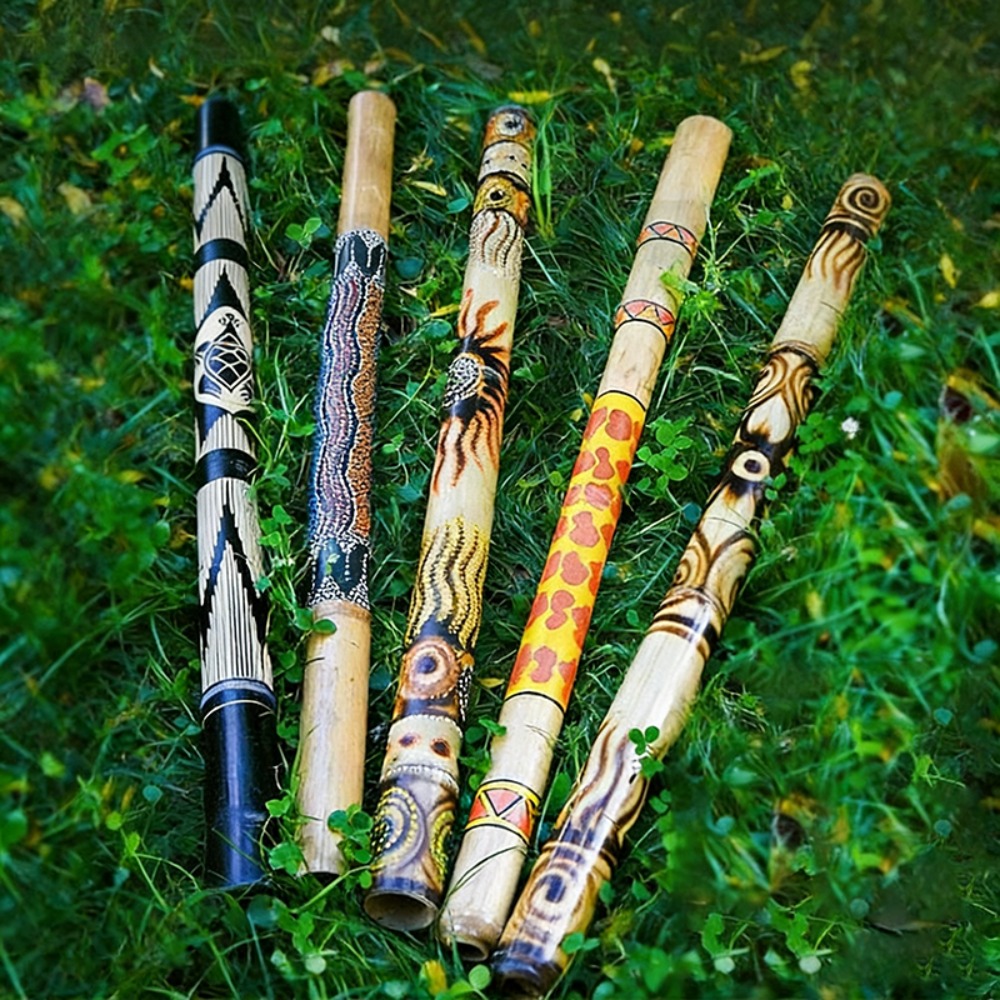 Didgeridoo de Teca Pintado 100 - Musical Instrument Didgeridoo avaliação e preço