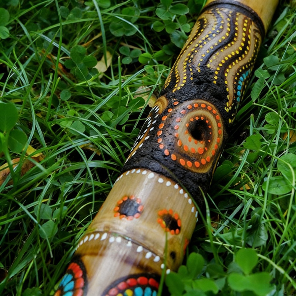 Didgeridoo de Teca Pintado 100 - Musical Instrument Didgeridoo avaliação e preço