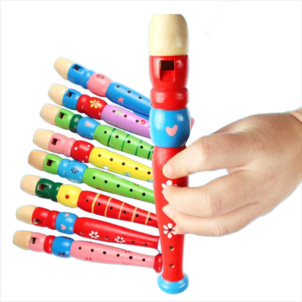 Flauta de Madeira Colorida par - Musical Instruments Cartoon avaliação e preço