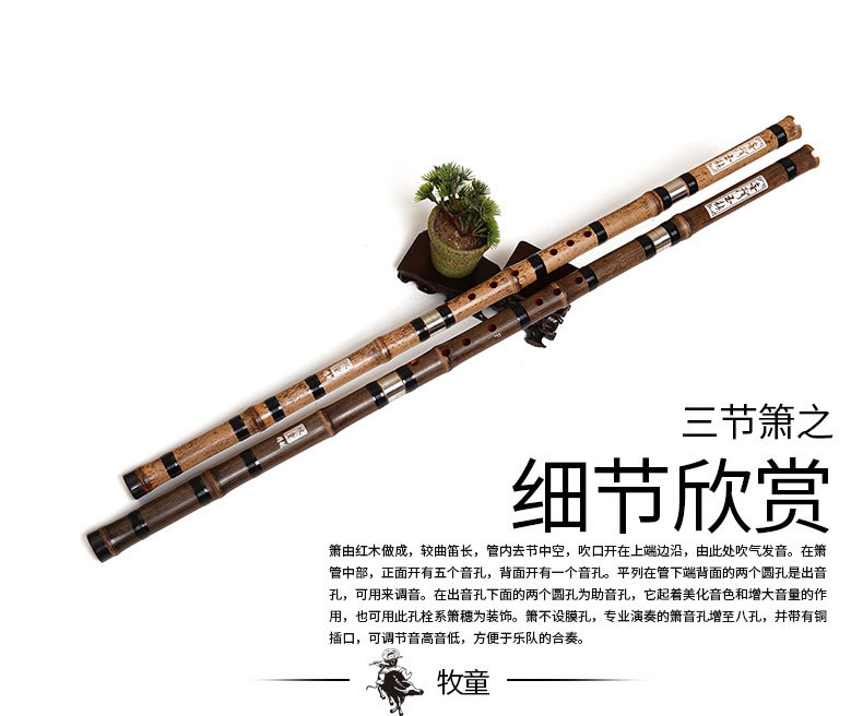 Flauta de Bambu Chinesa Xiao,  - Musical Instrument Xiao avaliação e preço