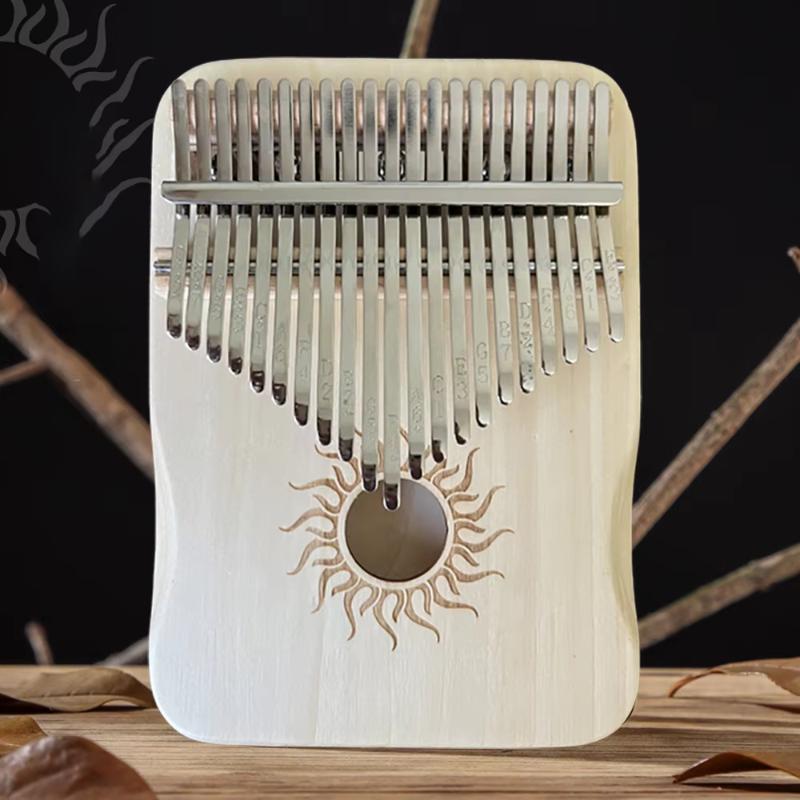 Kalimba de 17 Teclas em Madeir - Musical Instrument Easy To Learn For Adults avaliação e preço