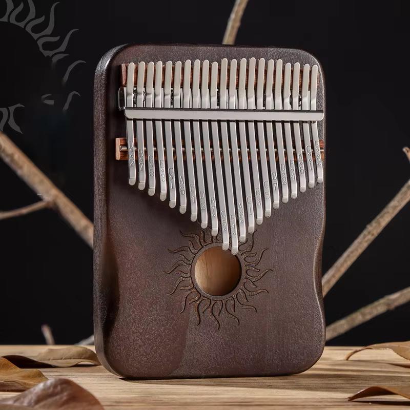 Kalimba de 17 Teclas em Madeir - Musical Instrument Easy To Learn For Adults avaliação e preço