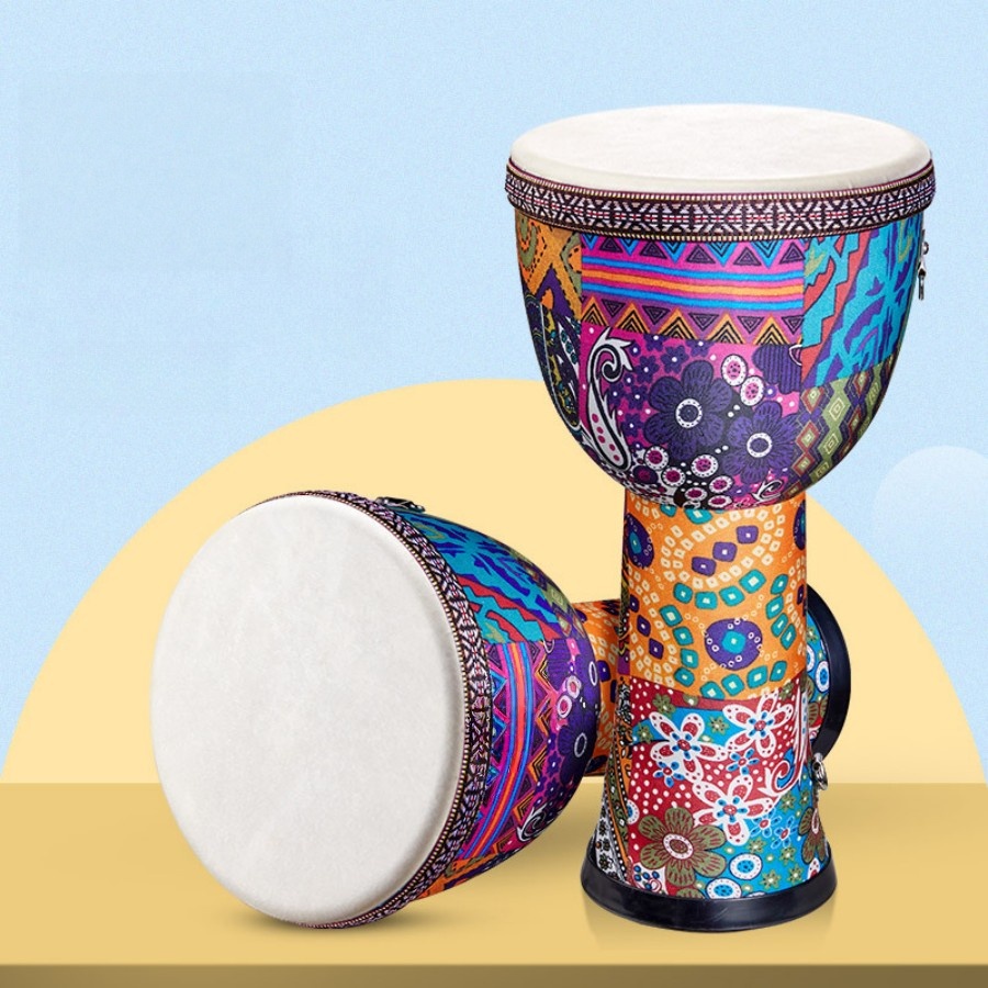 Tambor africano de 8 polegadas - Musical Instrument Africa avaliação e preço