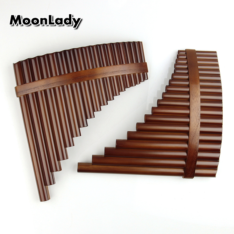 Flauta de Pan de Bambu com 18  - Musical Instrument Pipe avaliação e preço