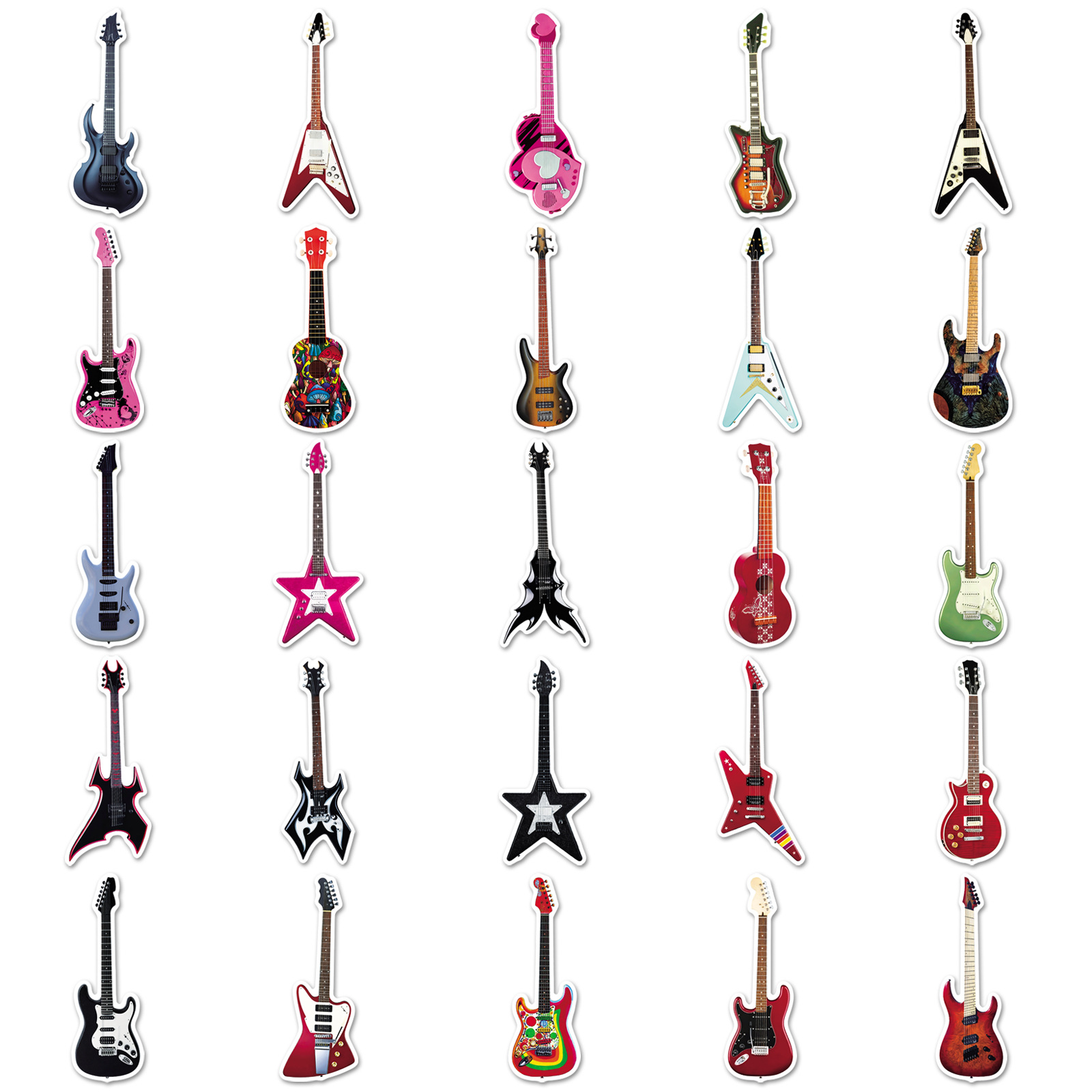 Adesivos grafite para guitarra - Musical Instruments Cartoon avaliação e preço