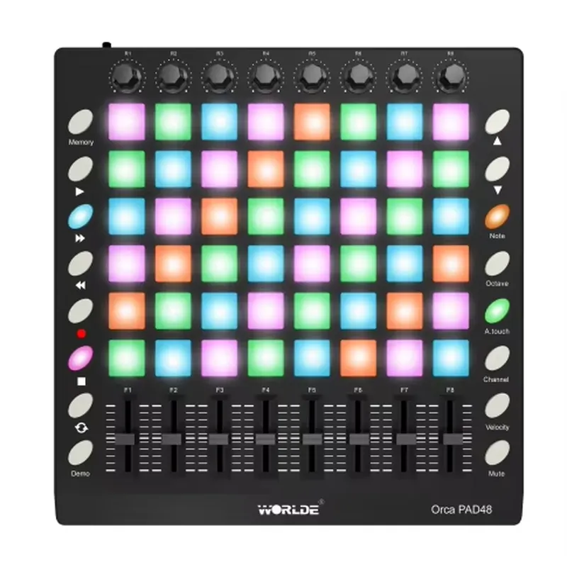 Controladores MIDI ORCA PAD48  - Musical Instrument Synthesizer avaliação e preço