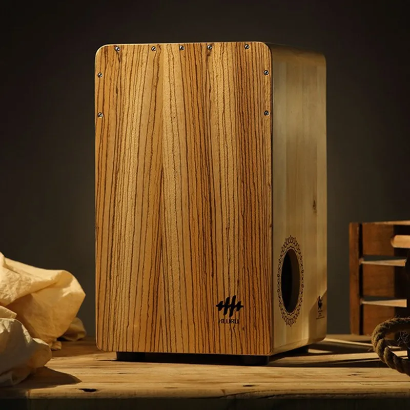 Caixa de cajon de madeira maci - Cajon Musical Instrument avaliação e preço