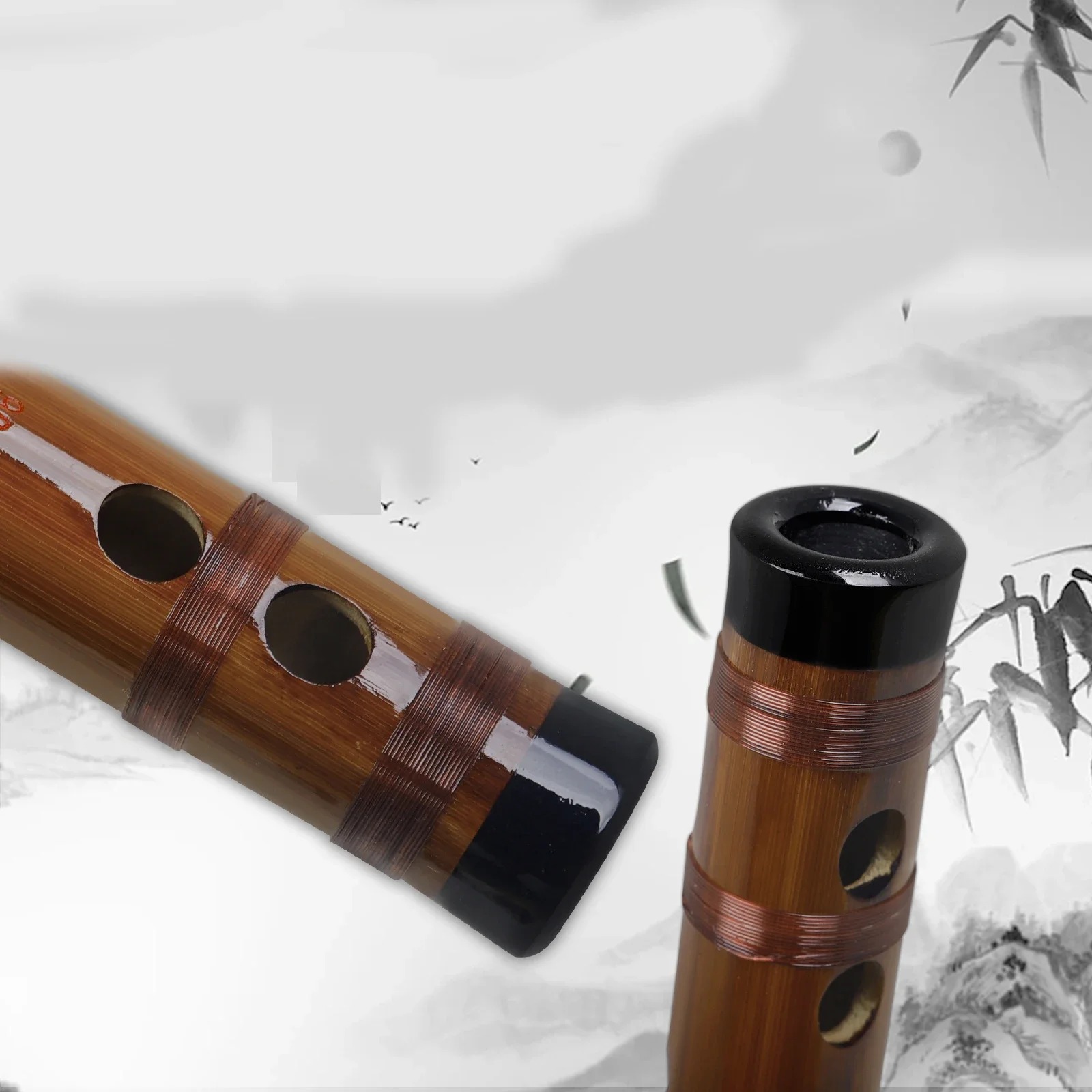 Flauta de Bambu M MABT em C/D/ - Musical Instrument Pipe avaliação e preço