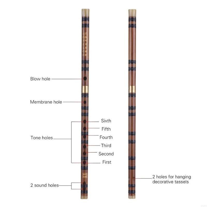 Pxpf Student Bamboo Flauta Por - Musical Instrument Pipe avaliação e preço
